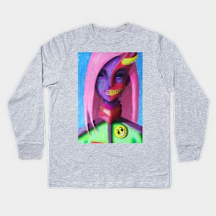 lutenant angie baltazar painting Kids Long Sleeve T-Shirt